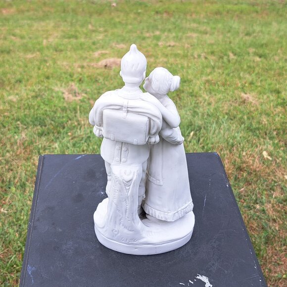 Abschied -German Bisque Statue WWI - Picture 4 of 11